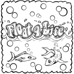 Float 4 Life Coloring Page